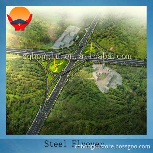 China Honglu Pedestrian Bridge Steel Bridge